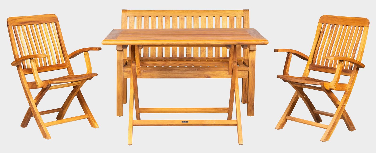 VASCO SET - balkonový set   - kvalitní ratanový, teakový nábytek od RATTAN STUDIO